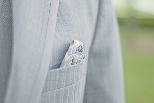 grey pocket square